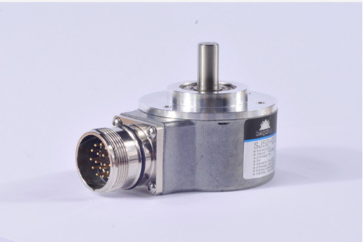 SJ50 D Type Solid Shaft Single Turn Absolute Encoder For CNC Automation Machine Industry